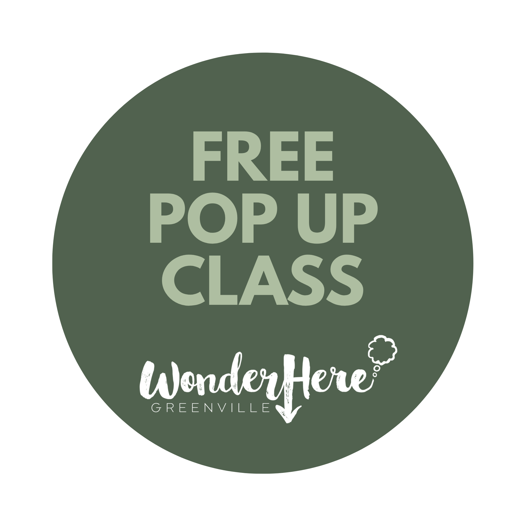 Free Pop Up Class: Plants & Animals